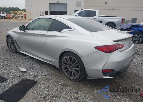 2017 Infiniti Q60 3.0T Red Sport 400 из США, поврежденный, VIN JN1FV7EK4HM610473